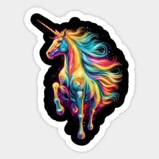 Colorfull Unicorn Horse Sticker